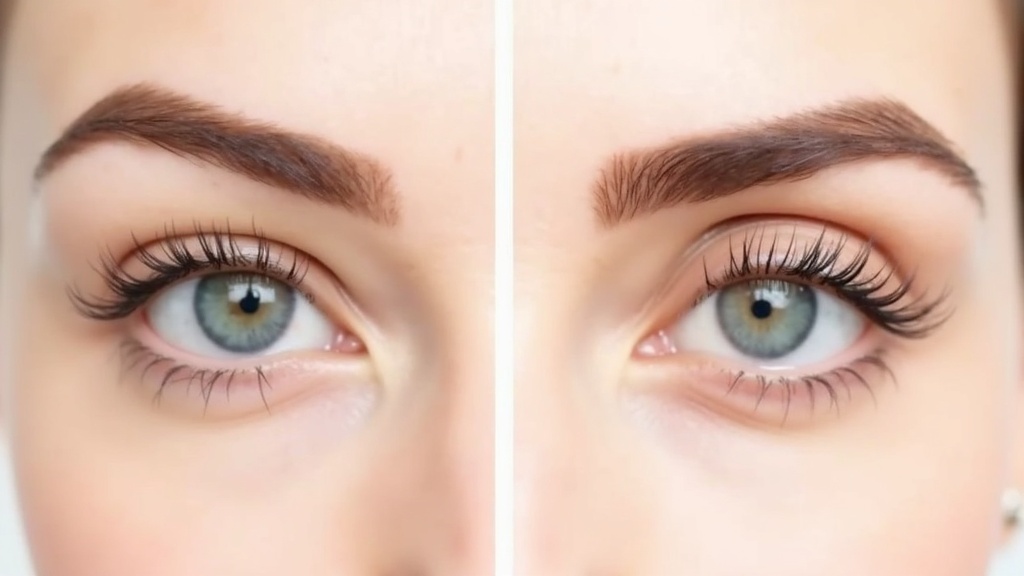 A close-up shot of a PMU artist’s hands working on a client’s eyebrows.